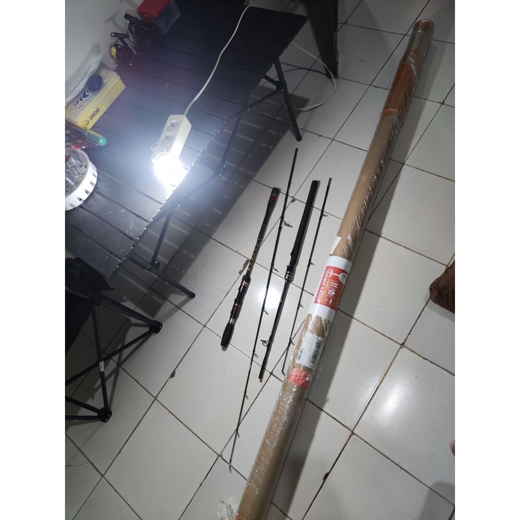 joran paradise cakra jigging, dan joran paradise 2 fiber