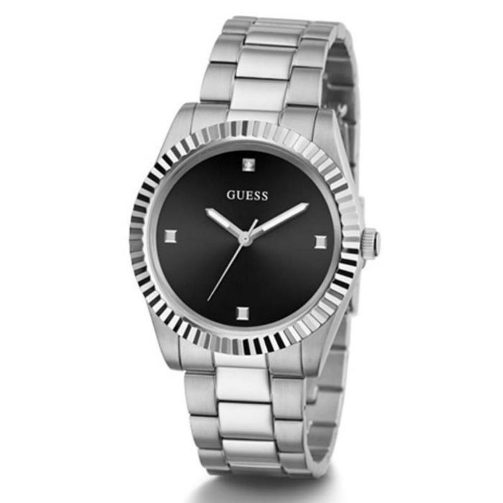 GUESS GW0542G1 Original CONNOISSEUR Jam Tangan Pria Analog Silver