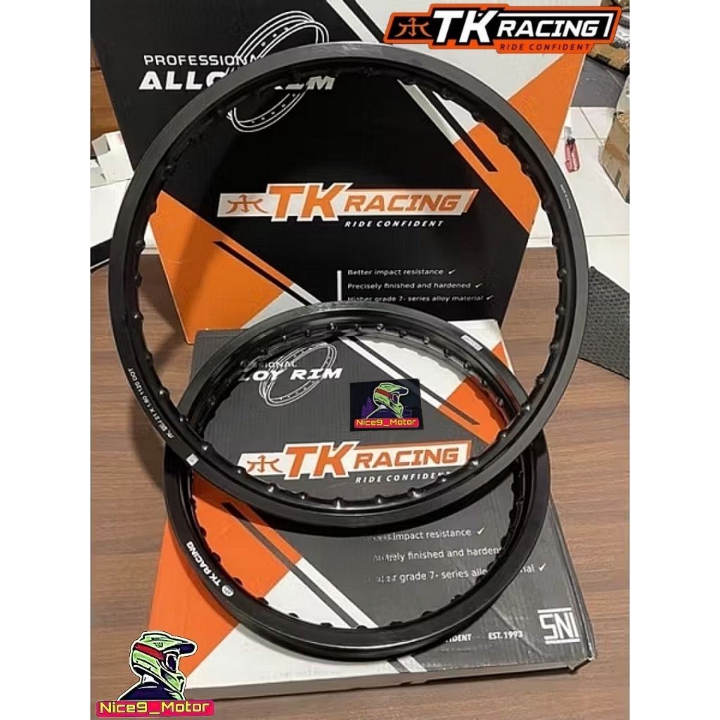 Velg TK Racing 18-21 KLX 150 CRF 150L Yamaha WR155 Trail Pelek TK Racing 18/21 36H Original.