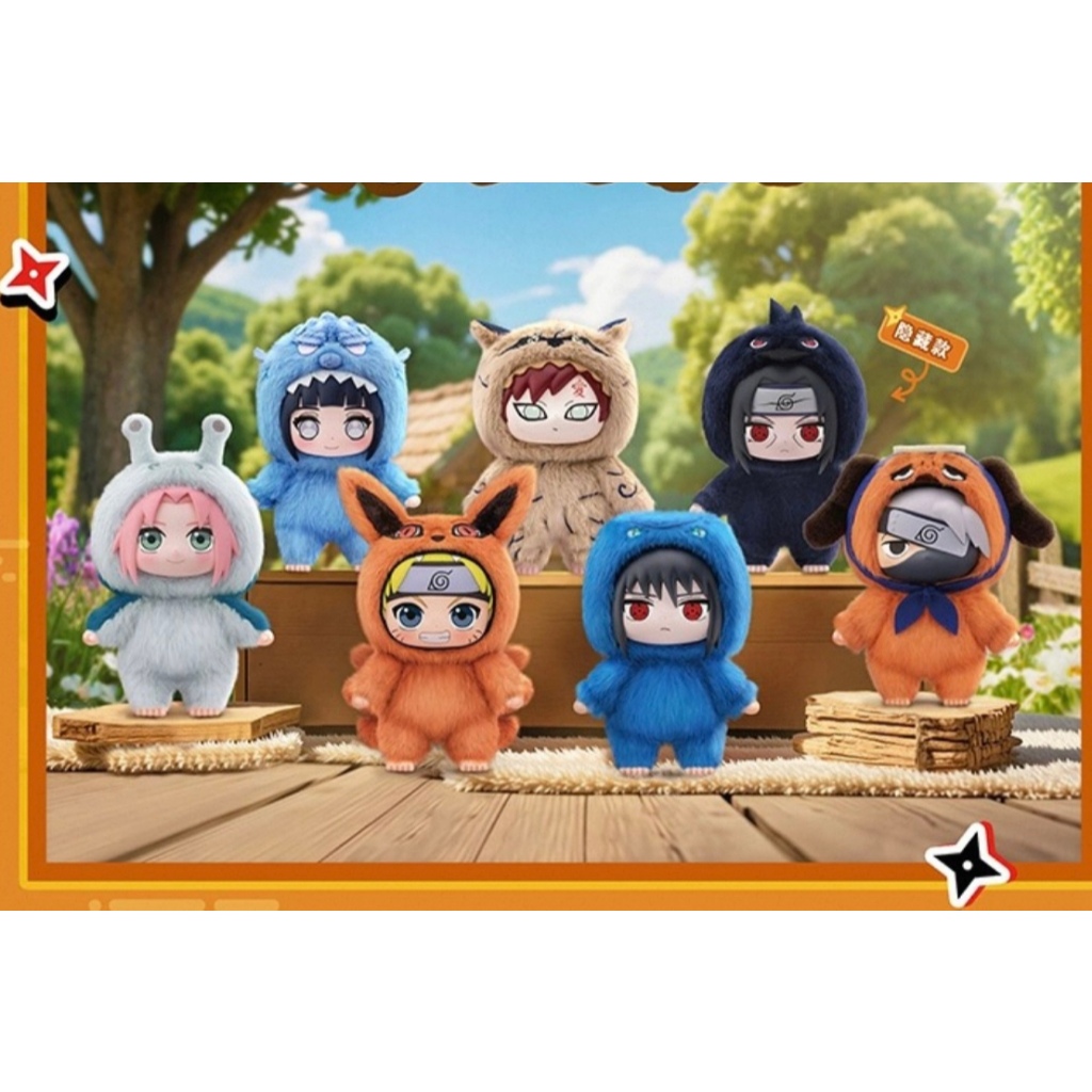 Top Toy Naruto Plush Pendant Charm Blind Box