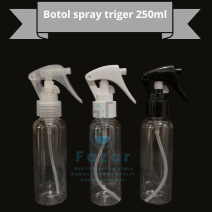 Botol Spray triger 250ml/botol PET/botol bening/botol plastik spray PS