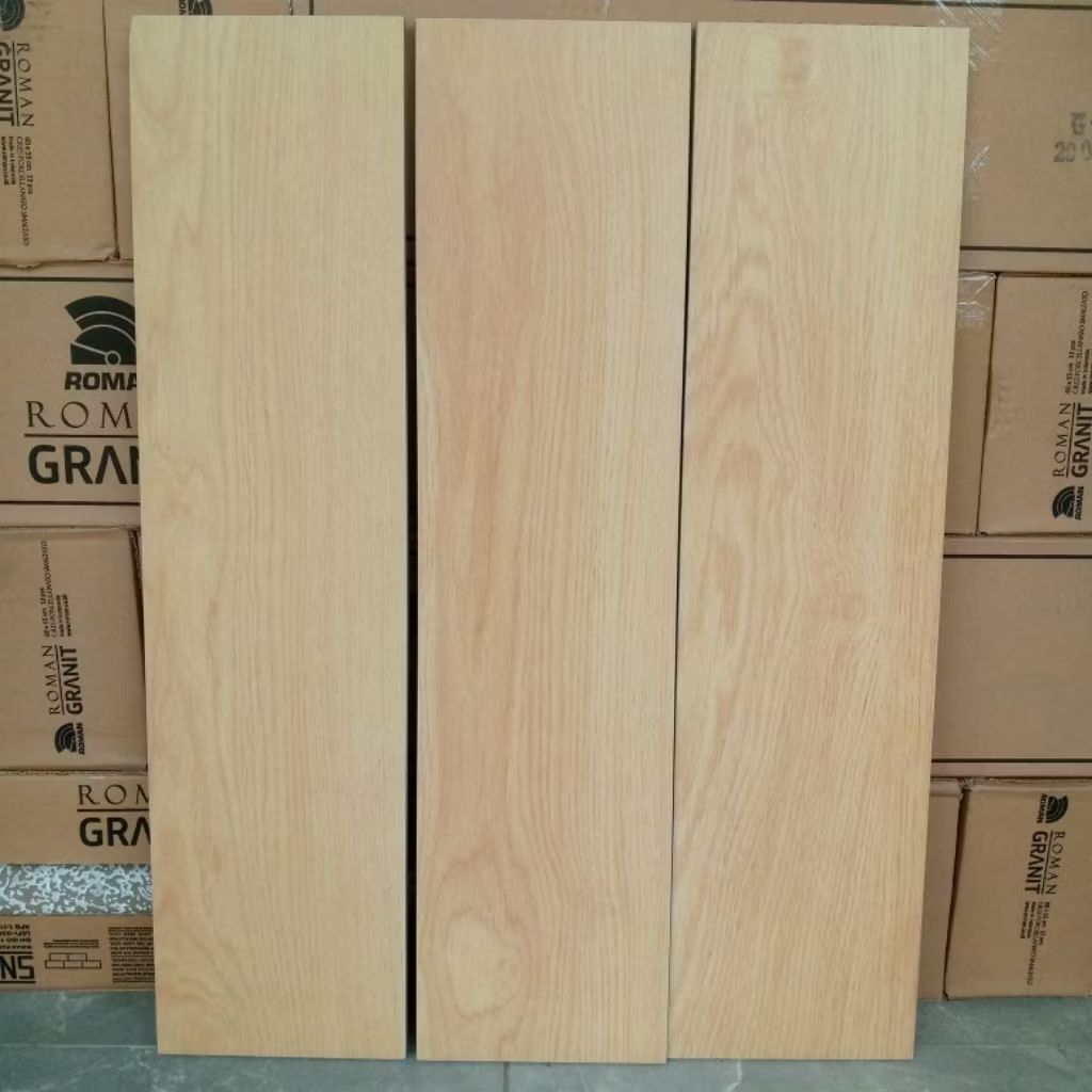 Granit 15x60 motif Kayu Roman Mett