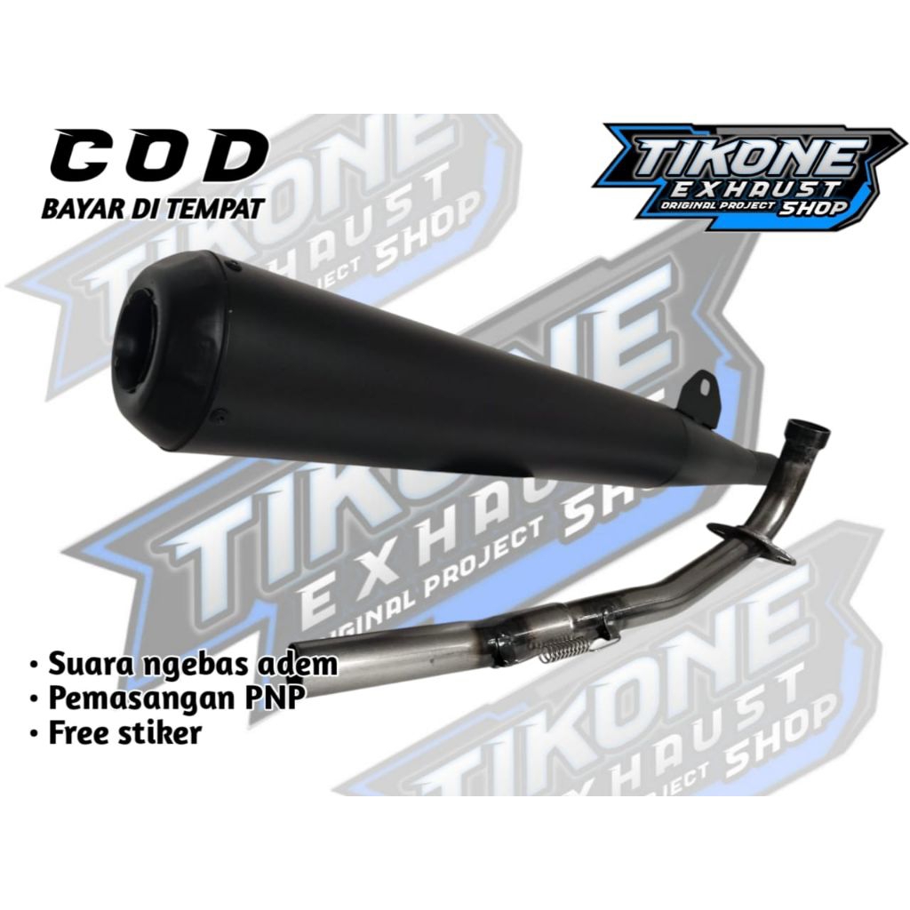 KENALPOT TSUKIGI STANDAR RACING ASTREA LEGENDA 1/2 SUPRA FIT 100 LAMA SUPRA FIT NEW 100 SUPRA X 125 