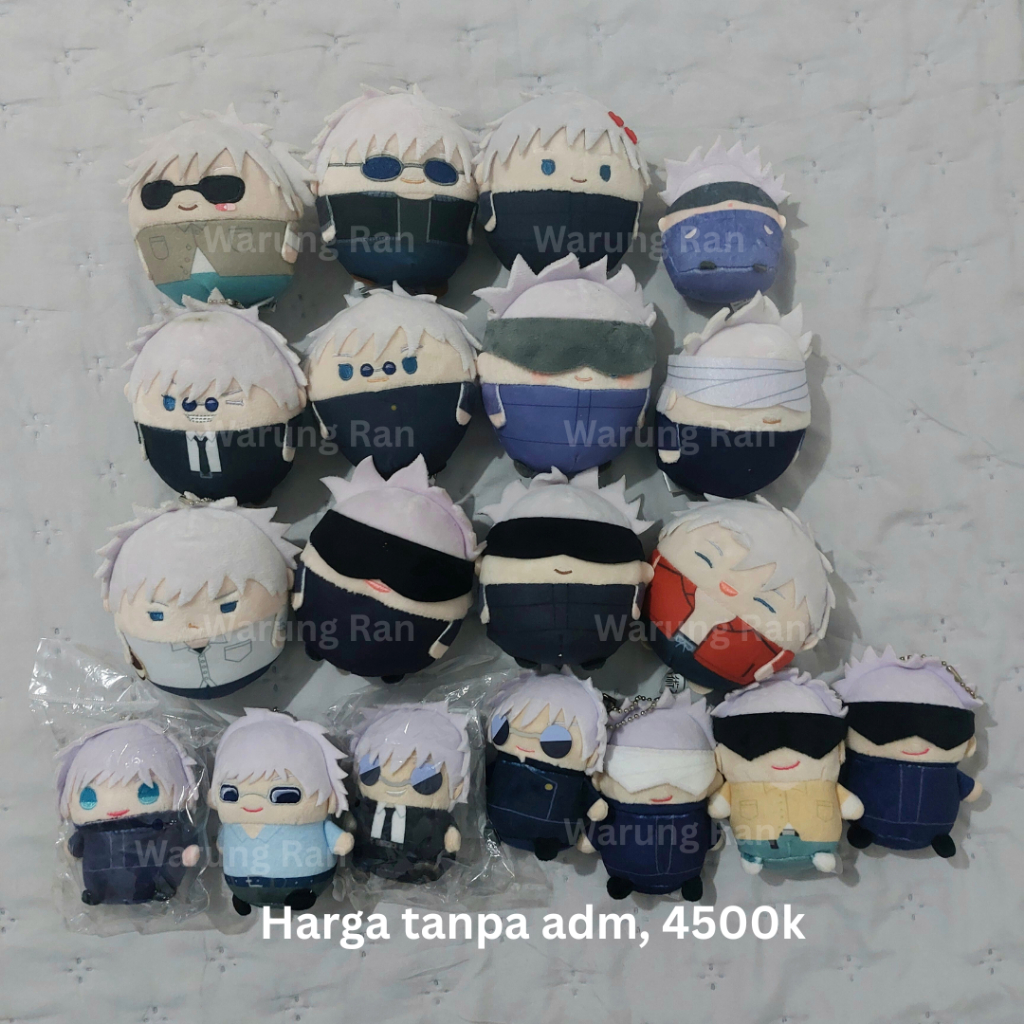 Set 19 Pcs Gojo Satoru Fuwakororin dan Mamemeito