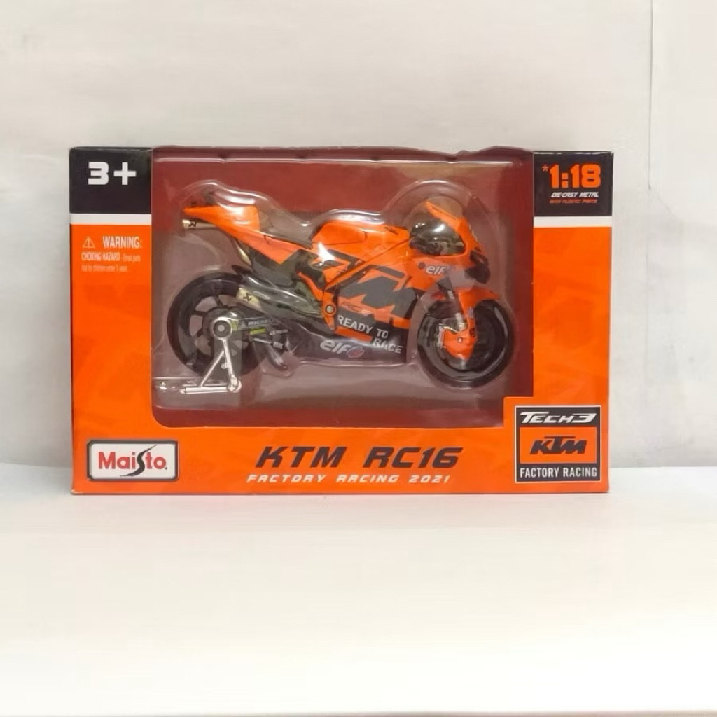 Diecast MotoGP KTM RC16 9 DANILO PETRUCCI miniatur Moto GP 1:18