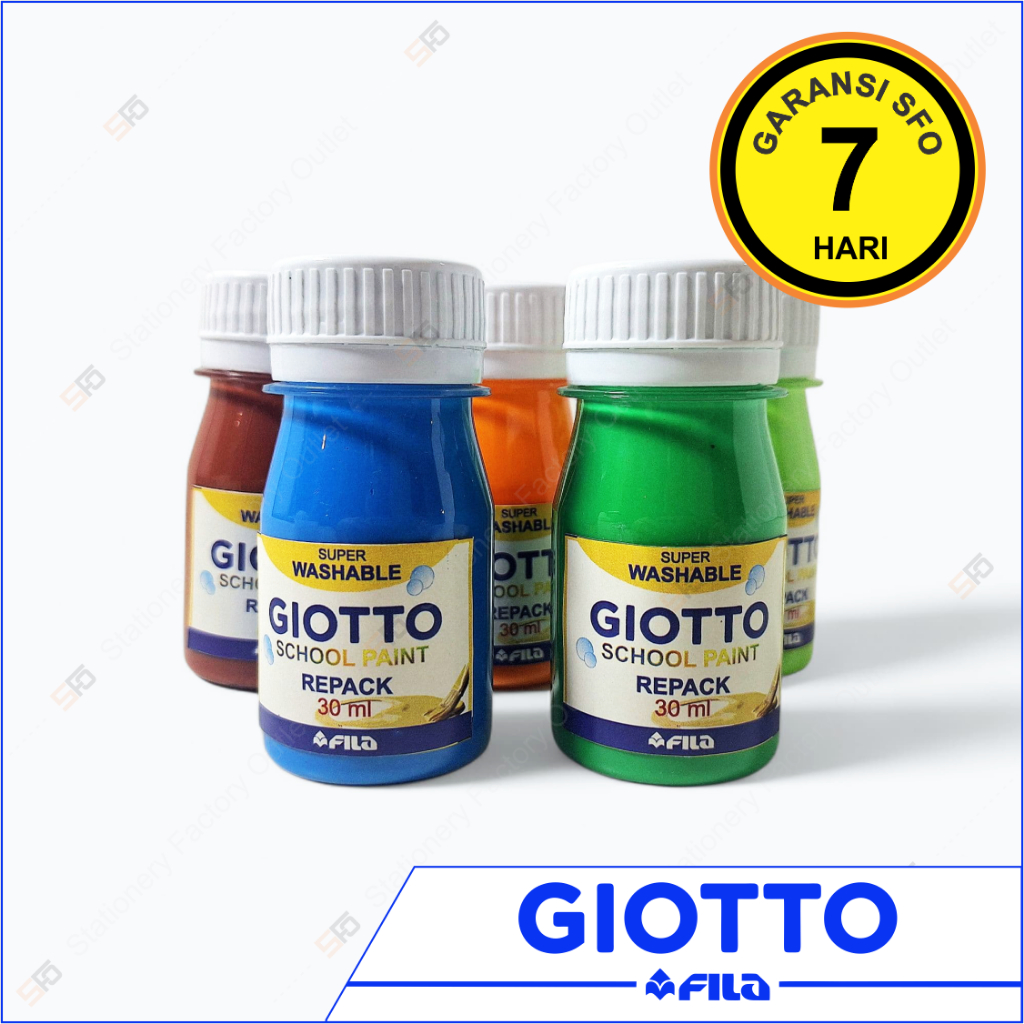 

Cat Giotto 30 ml School Paint Washable - Air Poster Lukis Anak