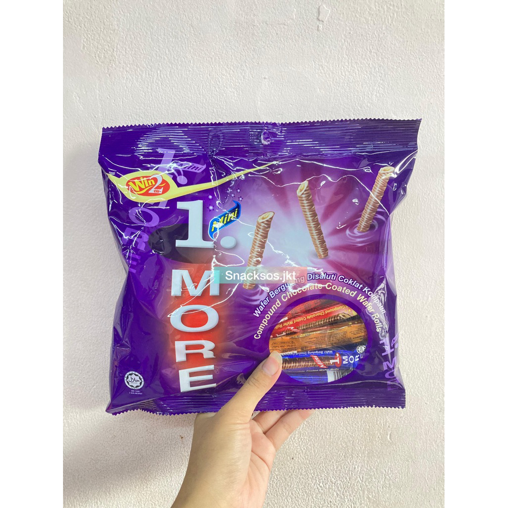 

WIN WIN MINI 1 MORE COATED WAFER ROLL CHOCOLATE - WIN2