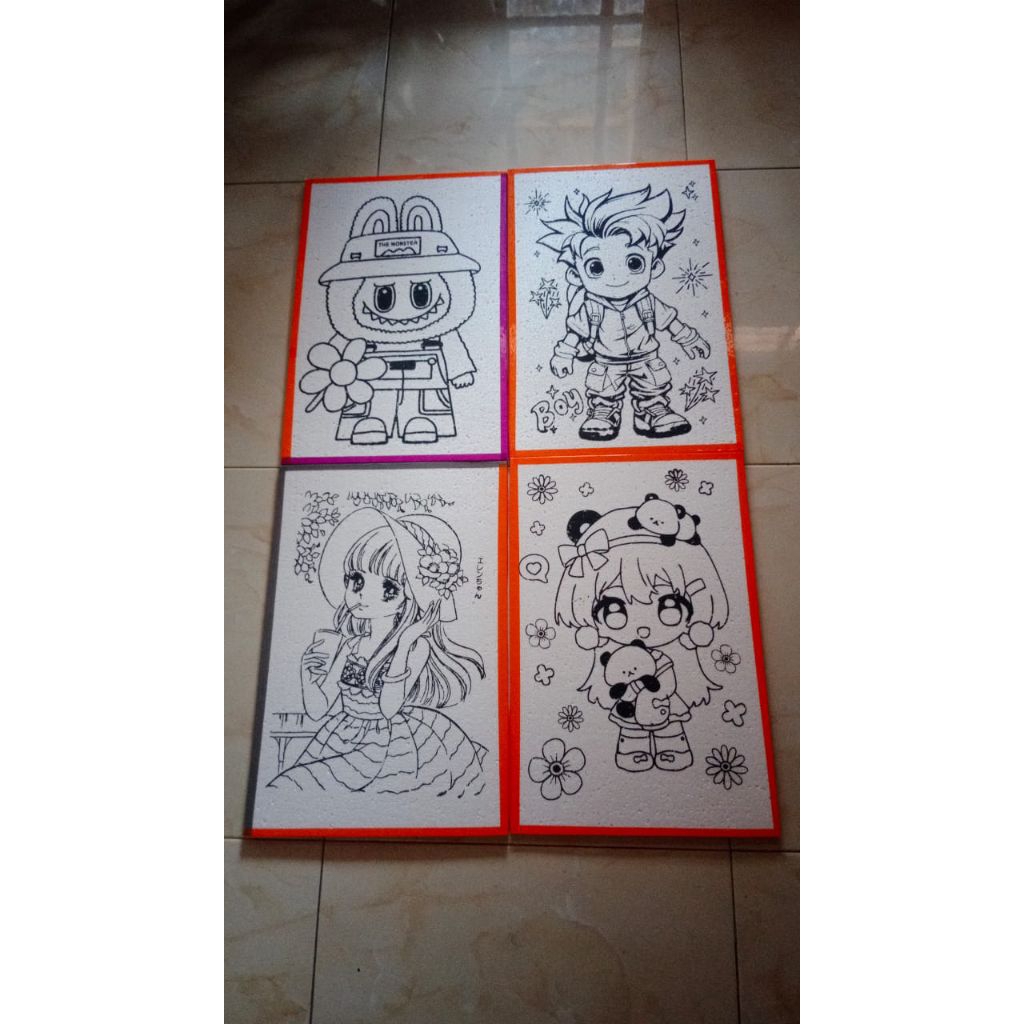 

(Paket 30 pcs) Styrofoam Mewarnai 33x50 cm Harga Grosir