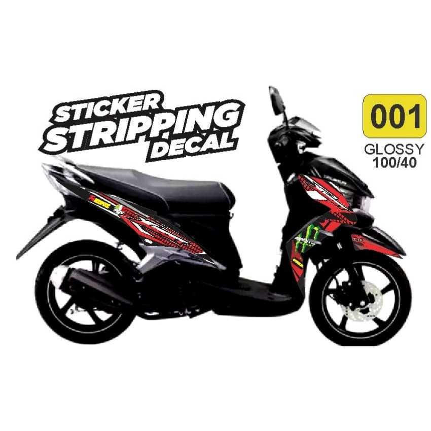 Decal Sticker Striping Variasi Yamaha Xeon GT/Striping Xeon GT/Stiker Lis Xeon GT