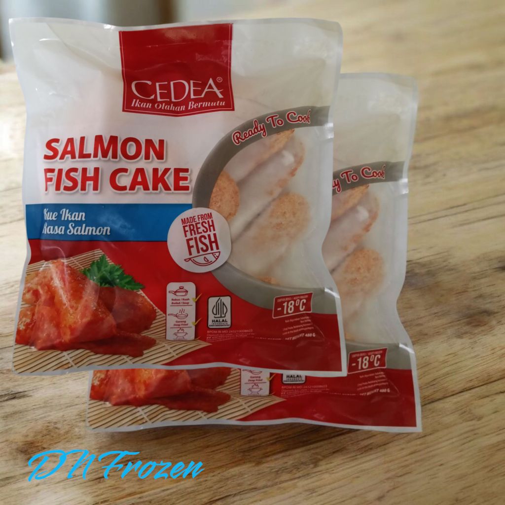 

CEDEA Salmon Fish Cake 480 Gram | Kue ikan rasa salmon |