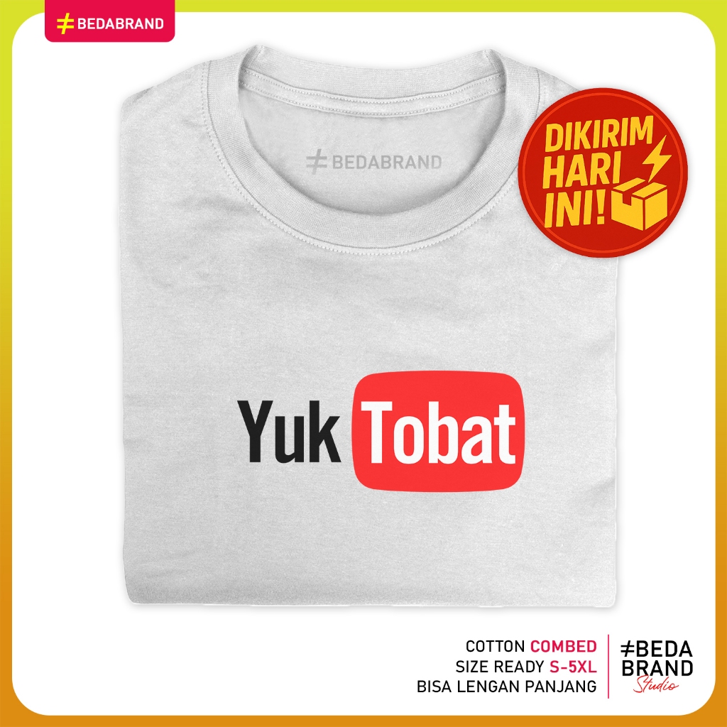 Kaos Parodi Plesetan Lucu Bedabrand - Yuk Tobat