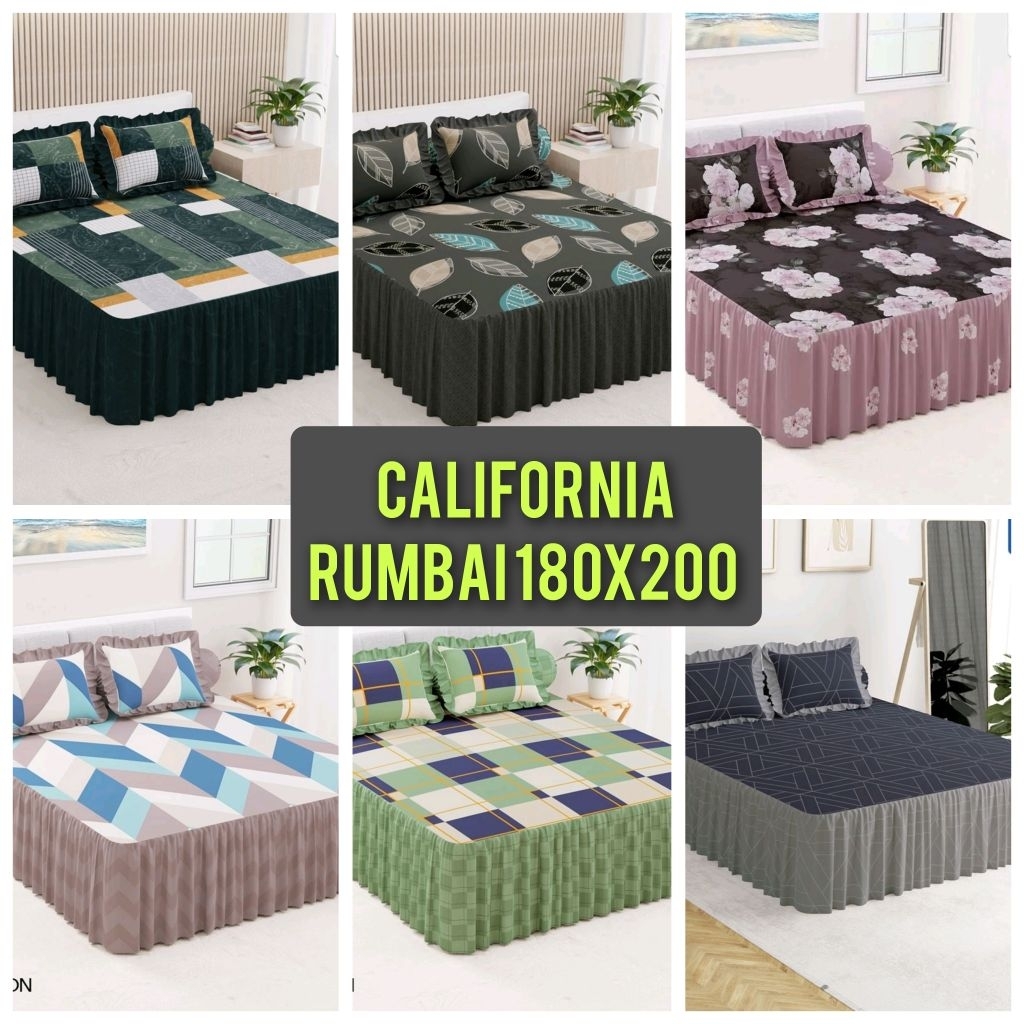 California - Sprei RUMBAI King 180 x 200
