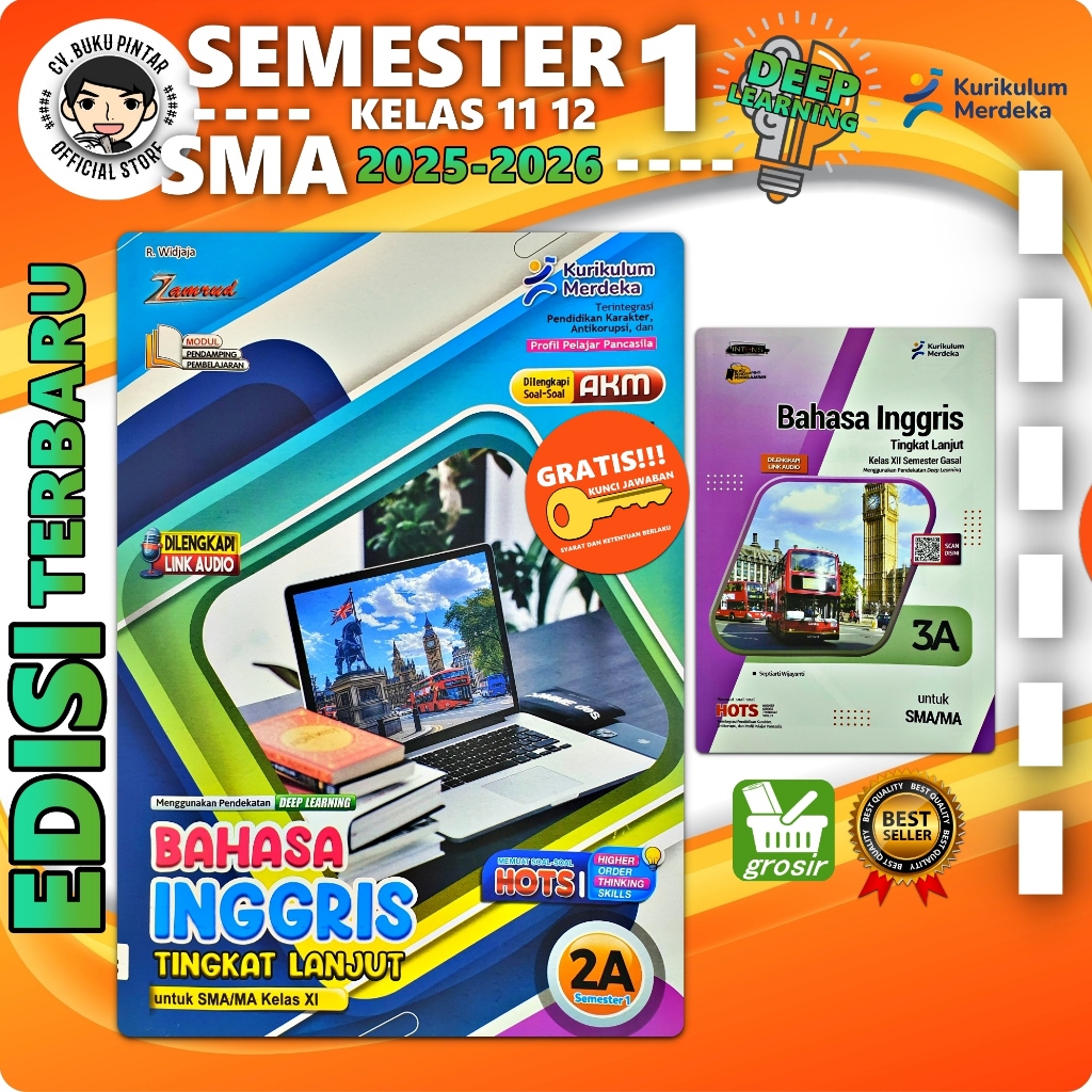 LKS BAHASA INGGRIS TINGKAT LANJUT SMA KELAS 11 12 SEMESTER 1 2025-2026 Deep Learning KURIKULUM MERDE