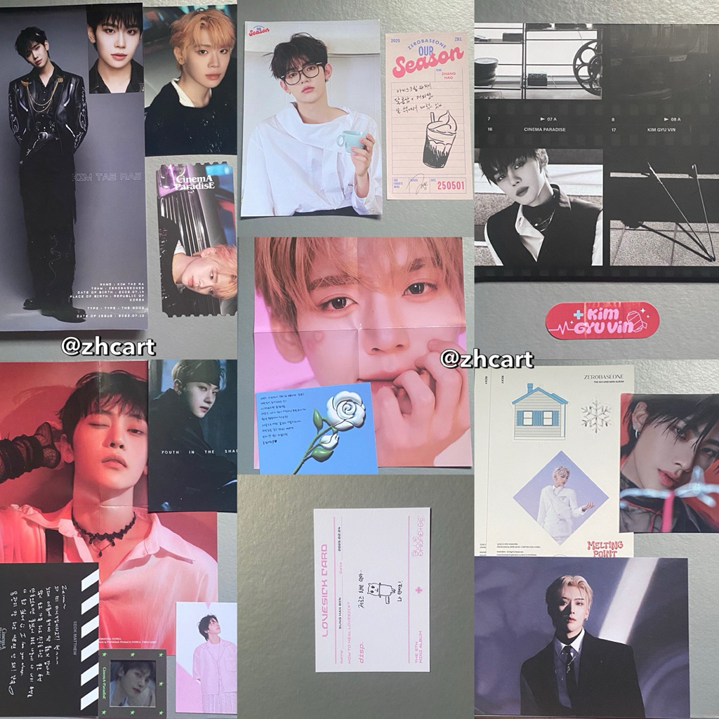 [CLEARANCE SALE] Inclusion official album zb1 zerobaseone taerae matthew zhang hao yujin ricky hanbi