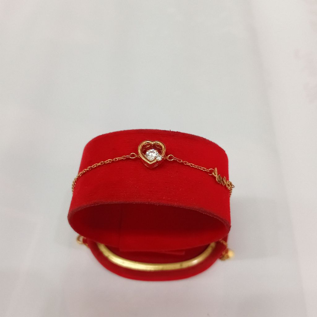 GELANG RANTAI WANITA LOVE MATA GOYANG (dancing stone)