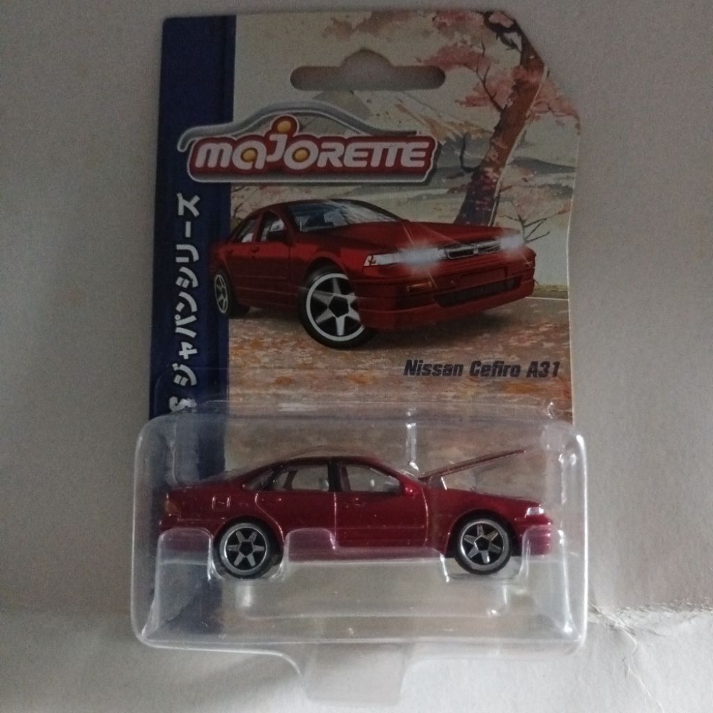 Die Cast Majorette Nissan Cefiro A31 (Red)