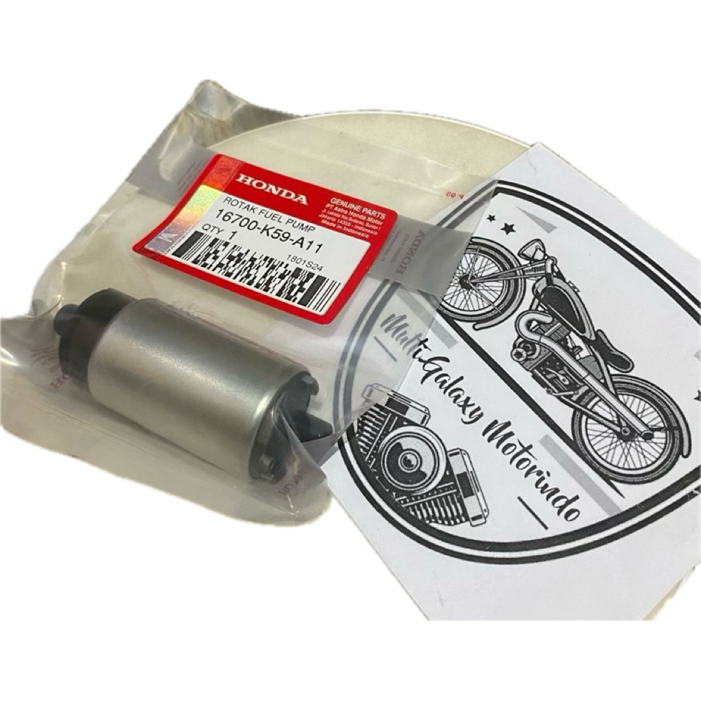 ROTAK BATERAI DINAMO - Electric Fuel Pump - Baterai Fuel Pump - Fuel Pump Battery HONDA VARIO 150 (1