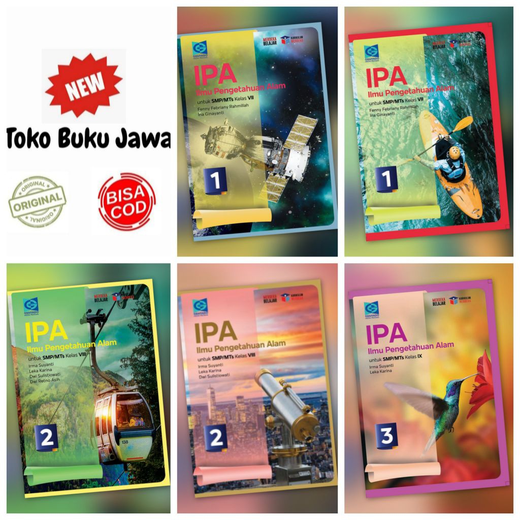 OBRAL Buku SMP IPA Kelas 7 8 9 Grafindo Kurikulum Merdeka