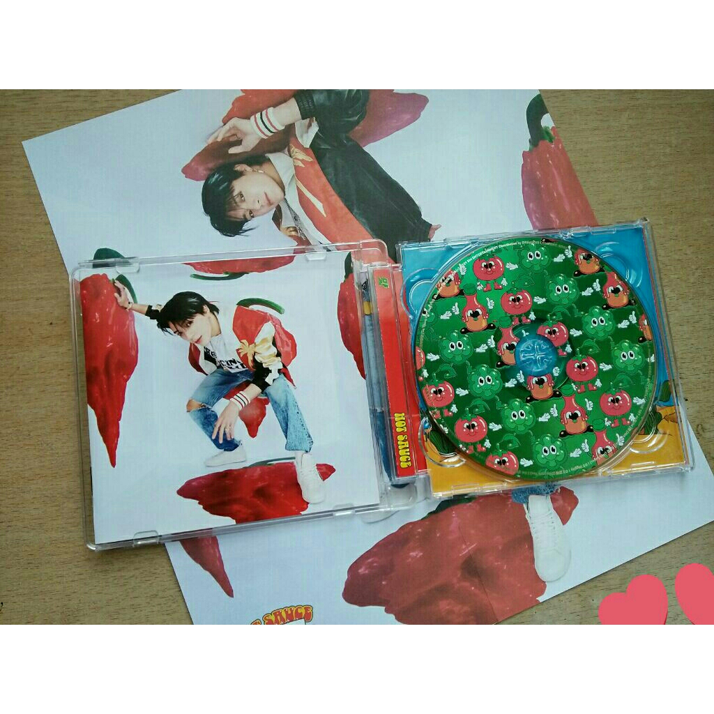 NCT DREAM HOT SAUCE JEWEL CASE JENO COVER FOLDED ROLLED POSTER