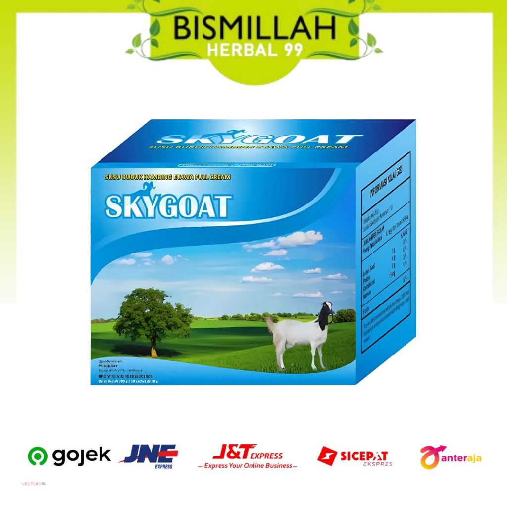 

SKYGOAT - SUSU KAMBING SACHET | SKY GOAT FULL CREAM 10 SACHET