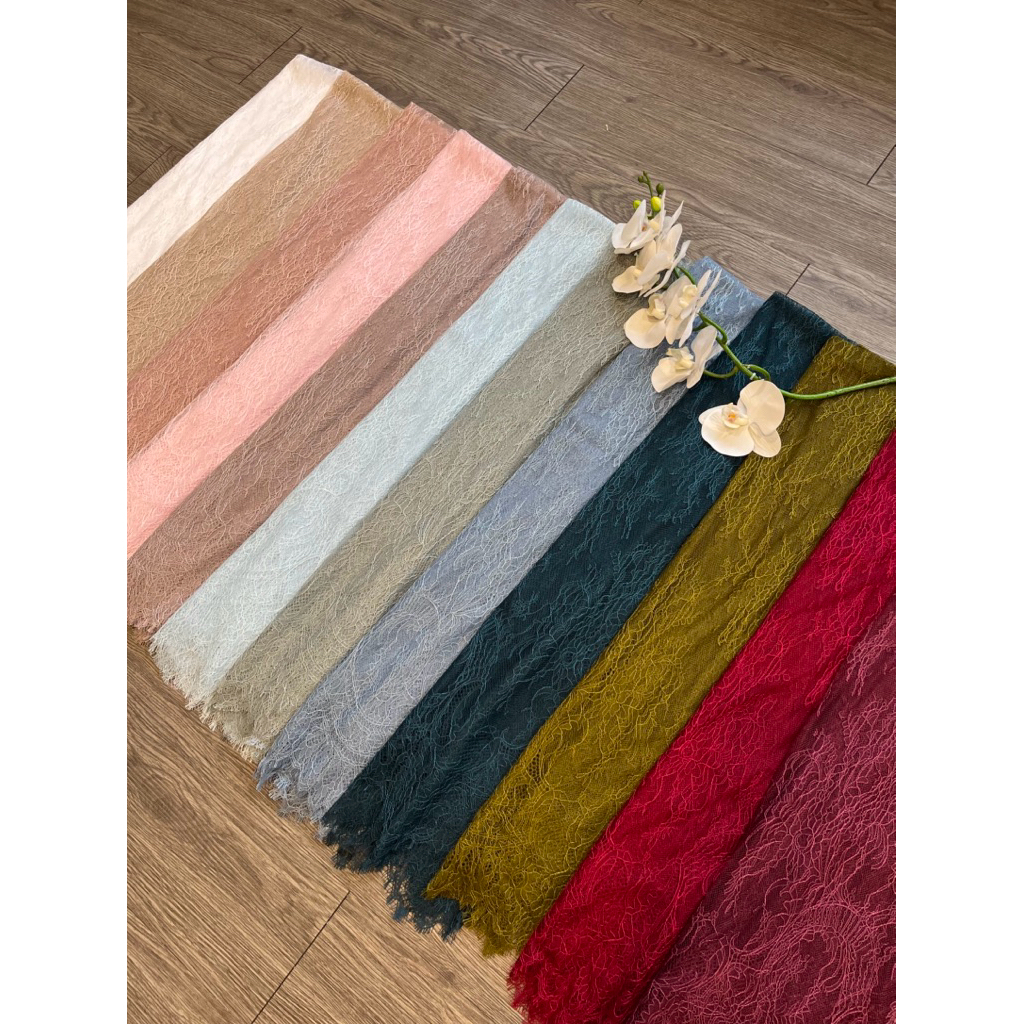 Sava Lace Kain Semi Prancis Kain Kebaya Kain Brokat Kain Chantily