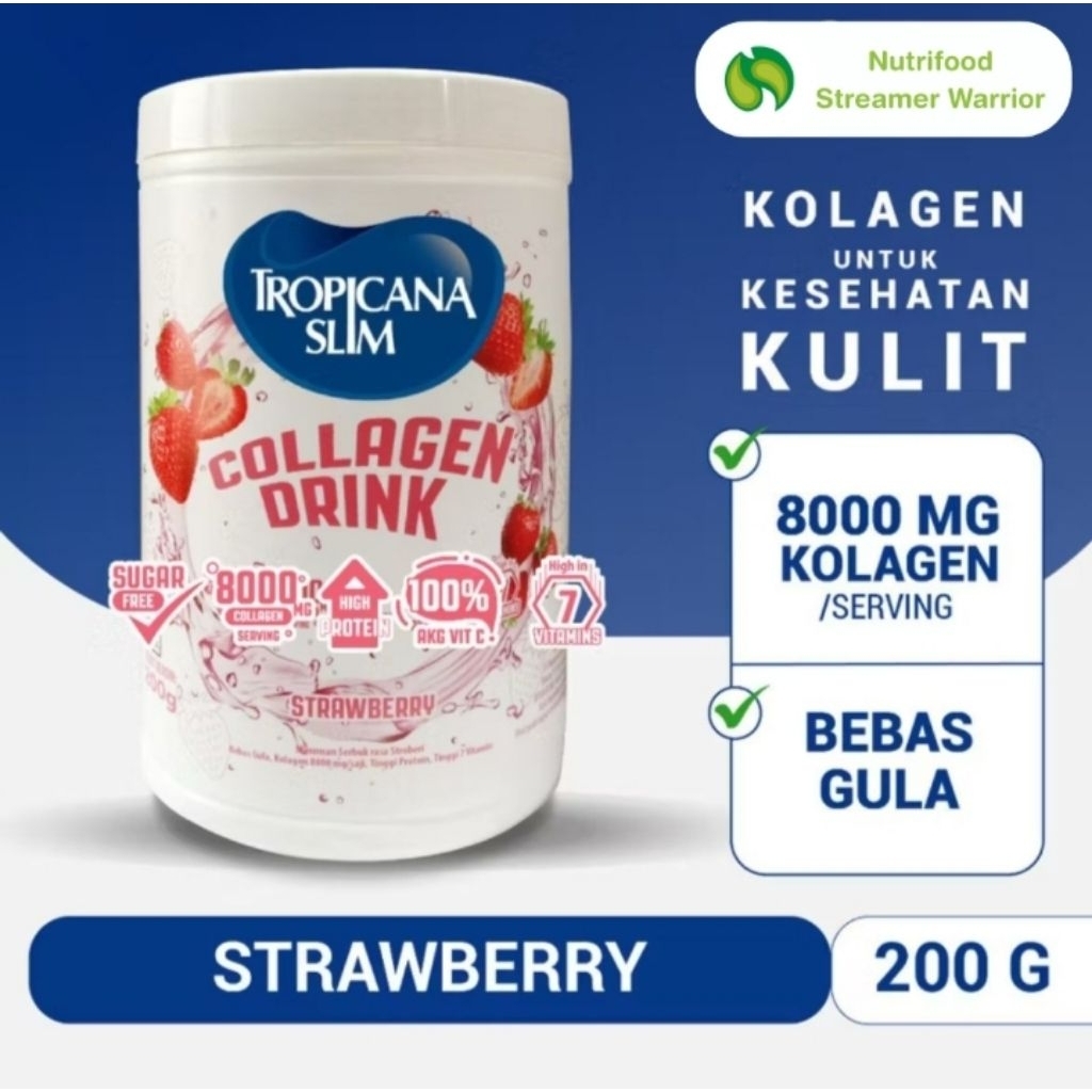 

Tropicana Slim Collagen drink 8000 mg/serving