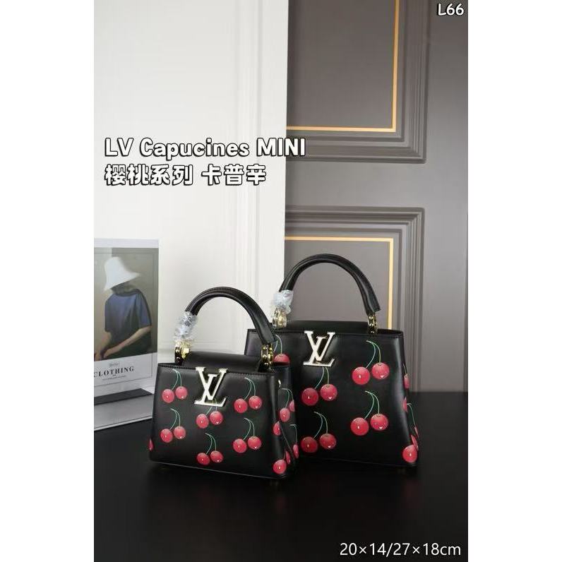 Capucines MINI Cherry Collection Handbag LLLL