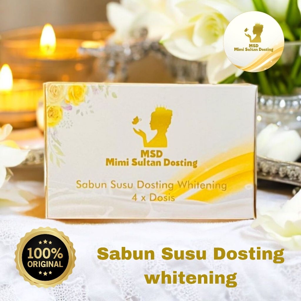 SABUN SUSU PEMUTIH MSD WHITENING AMPUH
