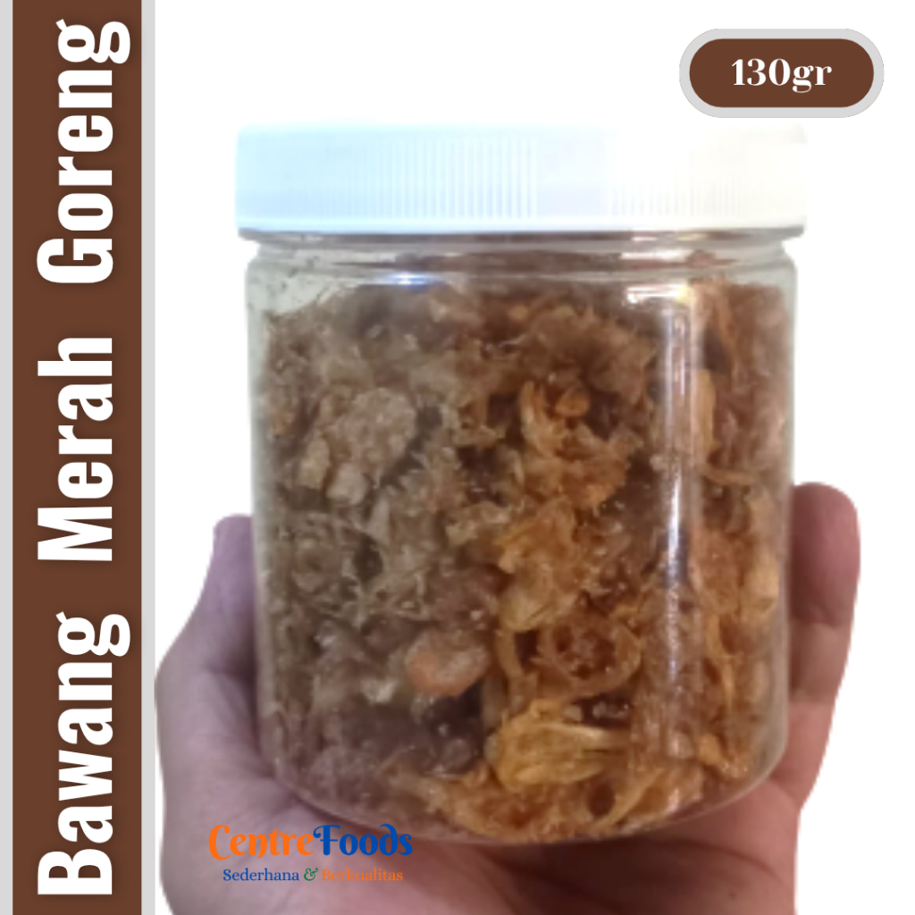 

Bawang Goreng Merah Premium - Bawang Merah Goreng Asli HOMEMADE | 130gr [ Harga Per BTL ]