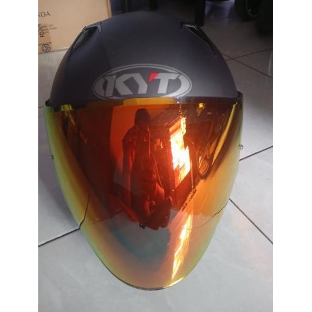 Helm KYT NFJ warna antachrite mate (hlm second)  by KYT