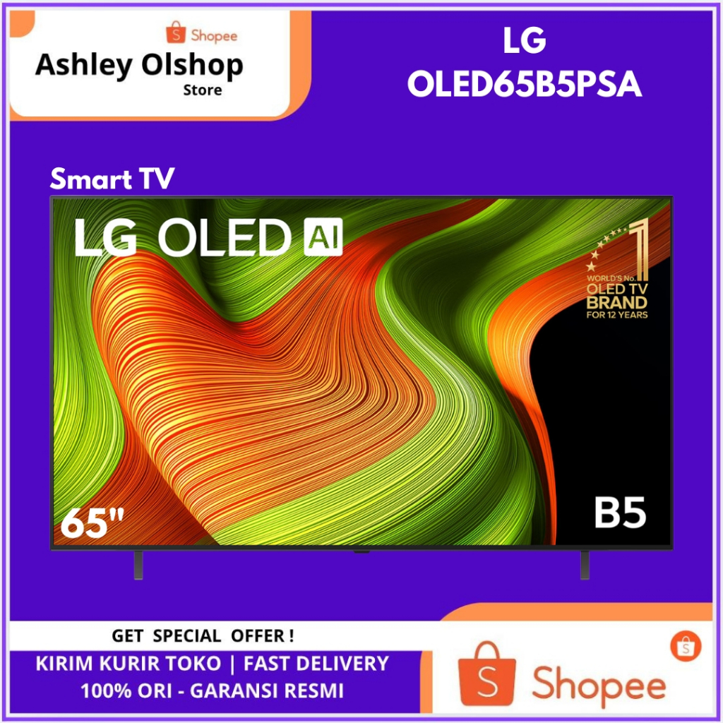 OLED LG 65B5PSA 65 Inci LG OLED evo AI B5 4K Smart TV LG 65B5 Oled B5 65 Inch