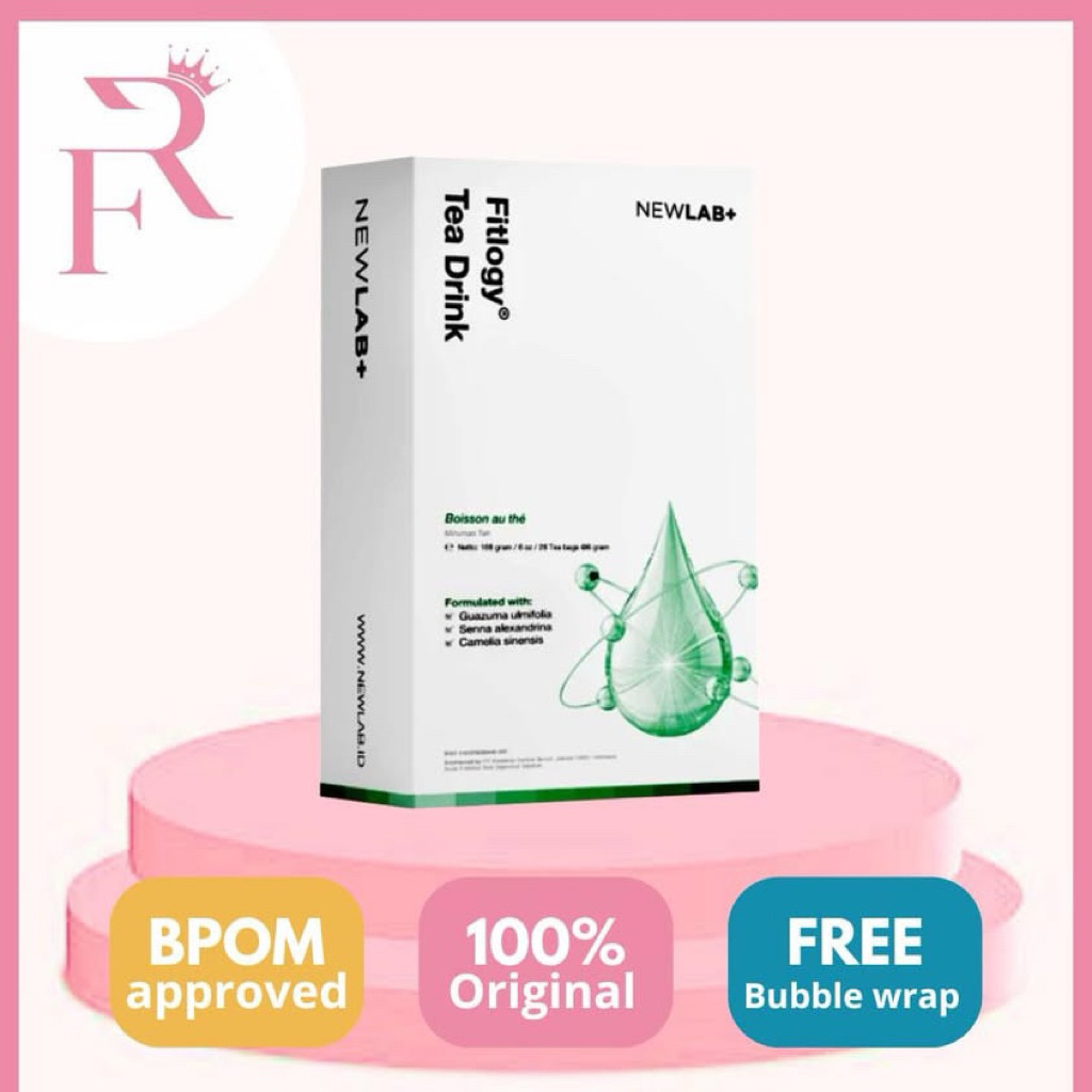 

newlab fitlogy tea drink | herbal tea | minuman teh hijau herbal 28 tea bags