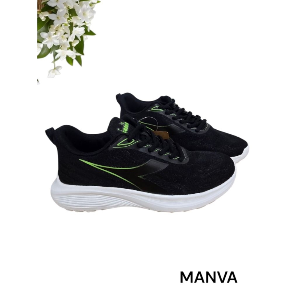 PROMO SEPATU DIADORA - DIAX24F1112B - MANVA (M) BLACK (HITAM) ORIGINAL MURAH