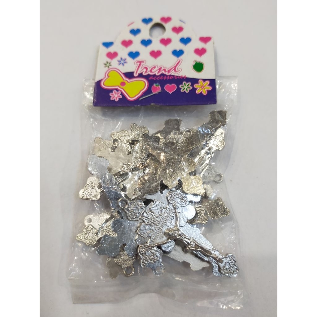 Liontin Salib Sinar Besar J2/56 - Liontin Salib - Liontin Rosario - Salib Rosario - Bahan Rosario