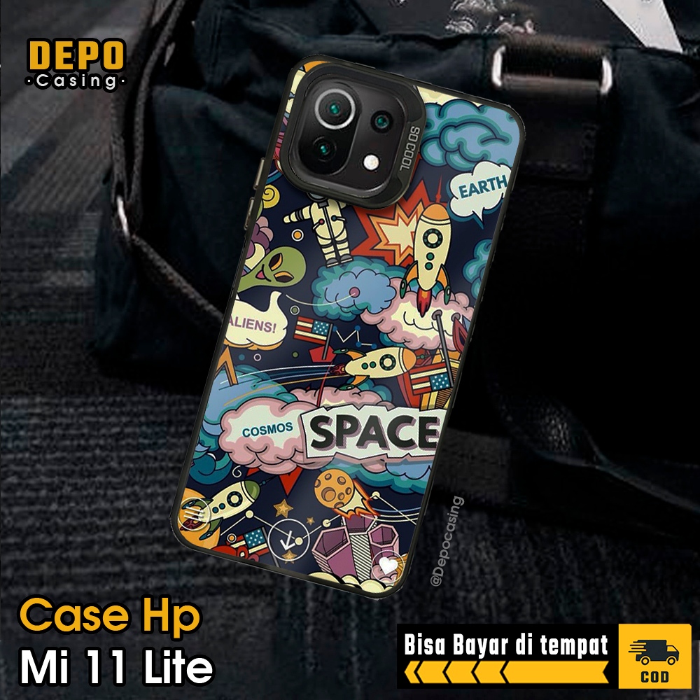 Case Mi 11 Lite Casing [AST2] Case So Cool Premium Matte Softcase IMD Hybrid Hologram Glossy