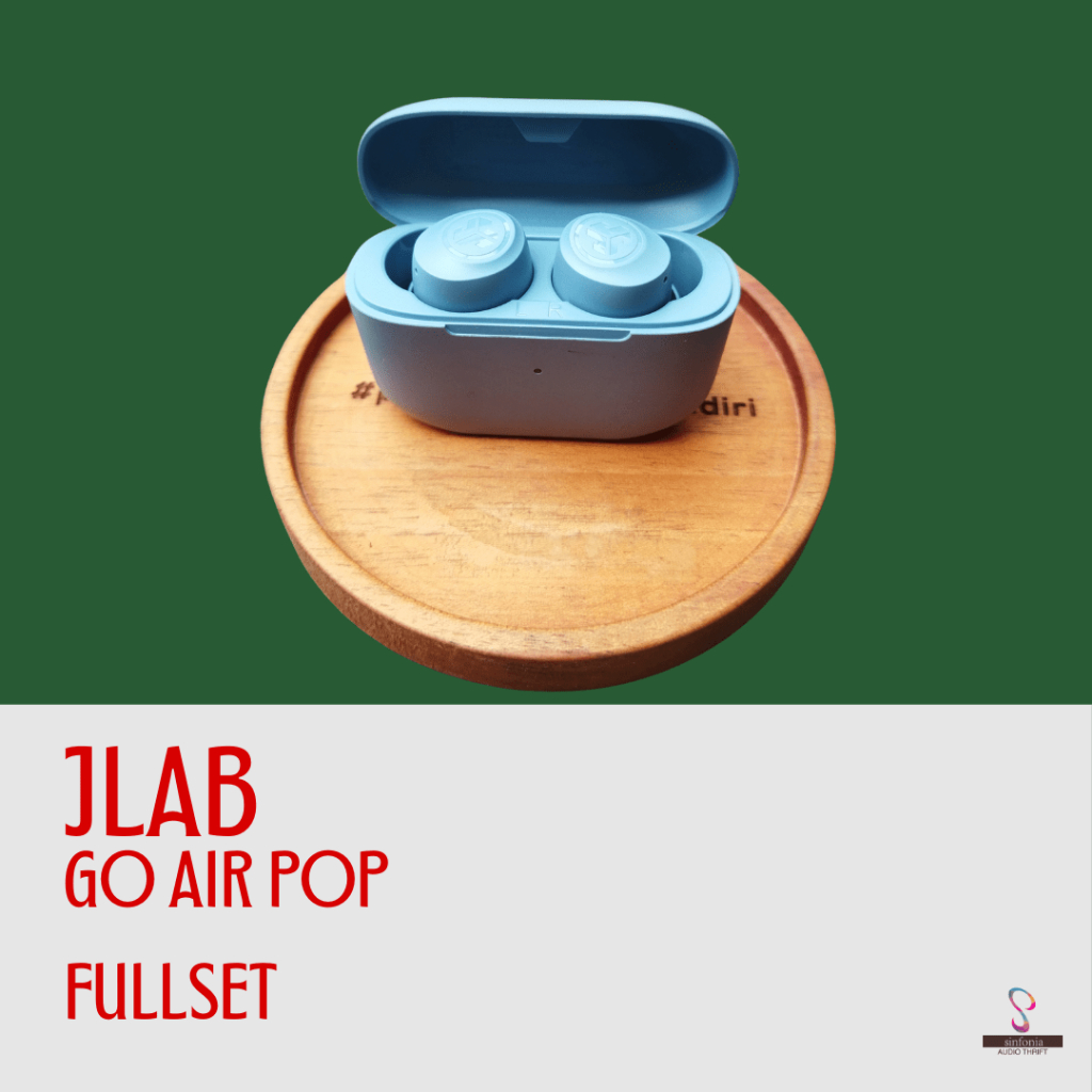 JLab GO AIR POP TWS Bluetooth Earphone Mini Wireless - Slate