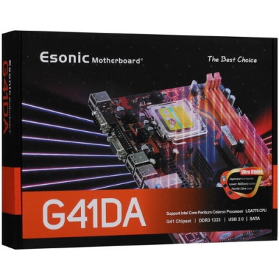 Motherboard Esonic G41DA Socket 775 Intel DDR3 G41 DA LGA775 CORE 2 DUO QUAD CORE