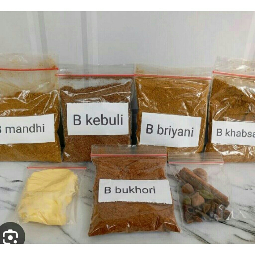 

bumbu briyani untuk ukuran 1 kg beras