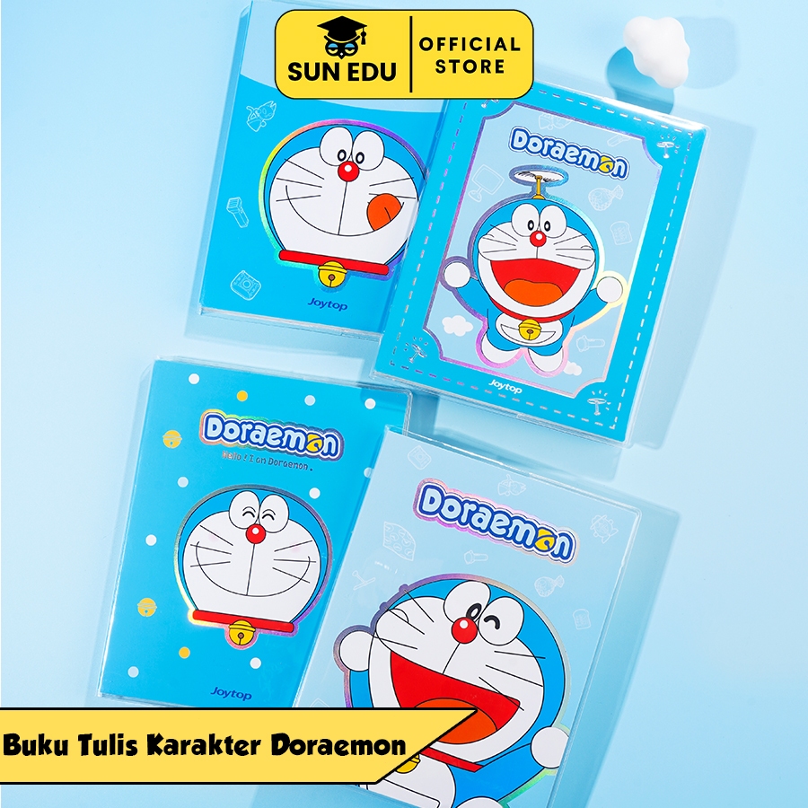 

1 PCS Buku Tulis Sekolah A5 Tebal Motif Kartun Doraemon / Buku Catatan Karakter Lucu Kantor Alat Tulis Siswa Notepad