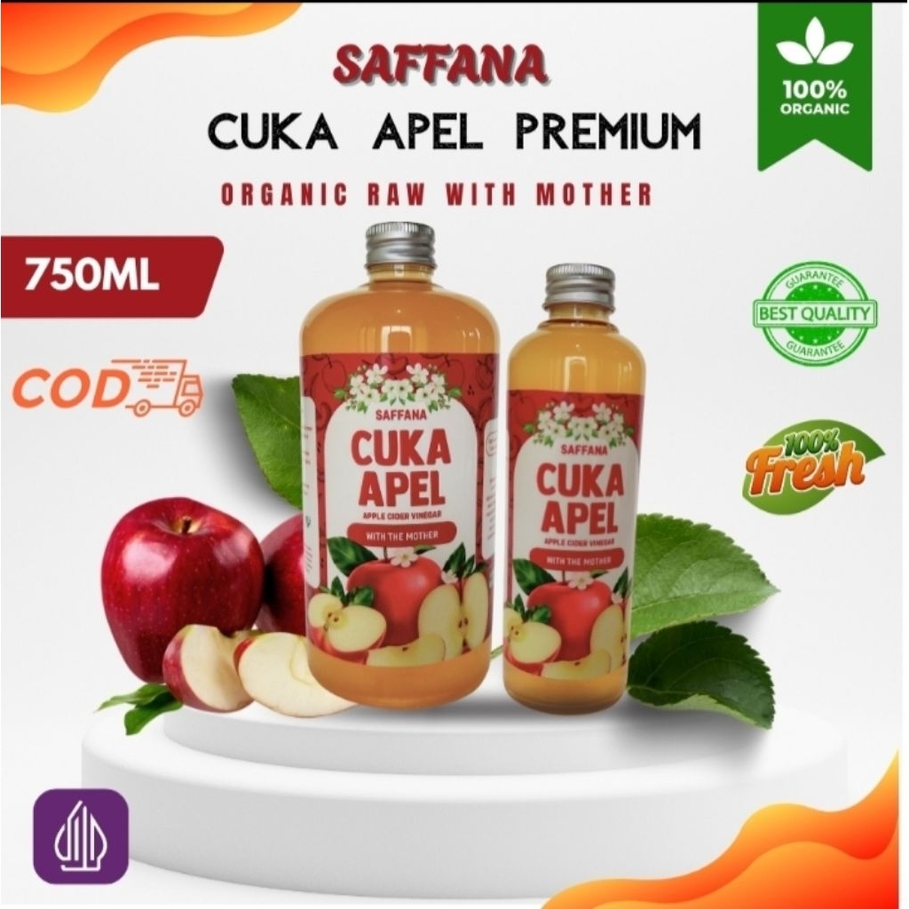 

Saffana - Cuka Apel Original With Mother 750ML