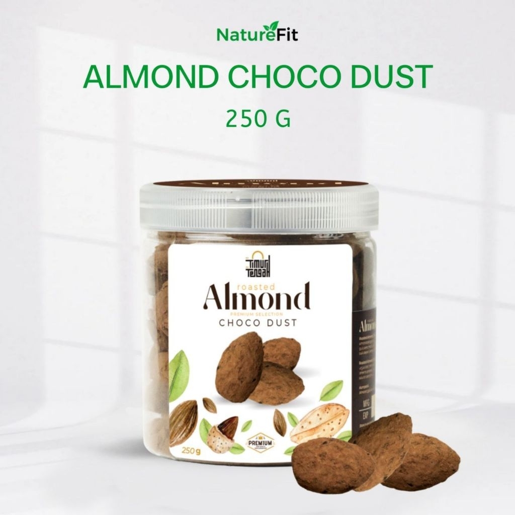 

Kacang Almond Choco Dust 250 gr Timur Tengah Original Premium
