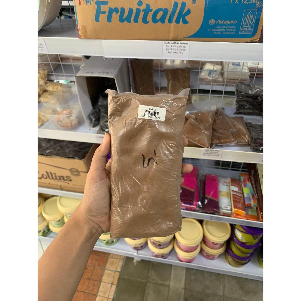 

Coklat Bubuk merek M cocoa powder 250 Gram/50gr