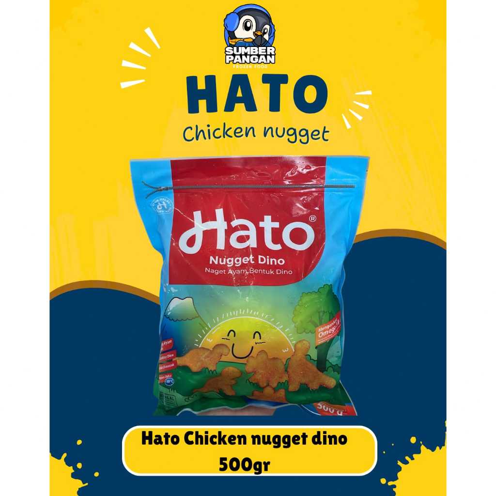 

hato chicken nugget dino 500gr