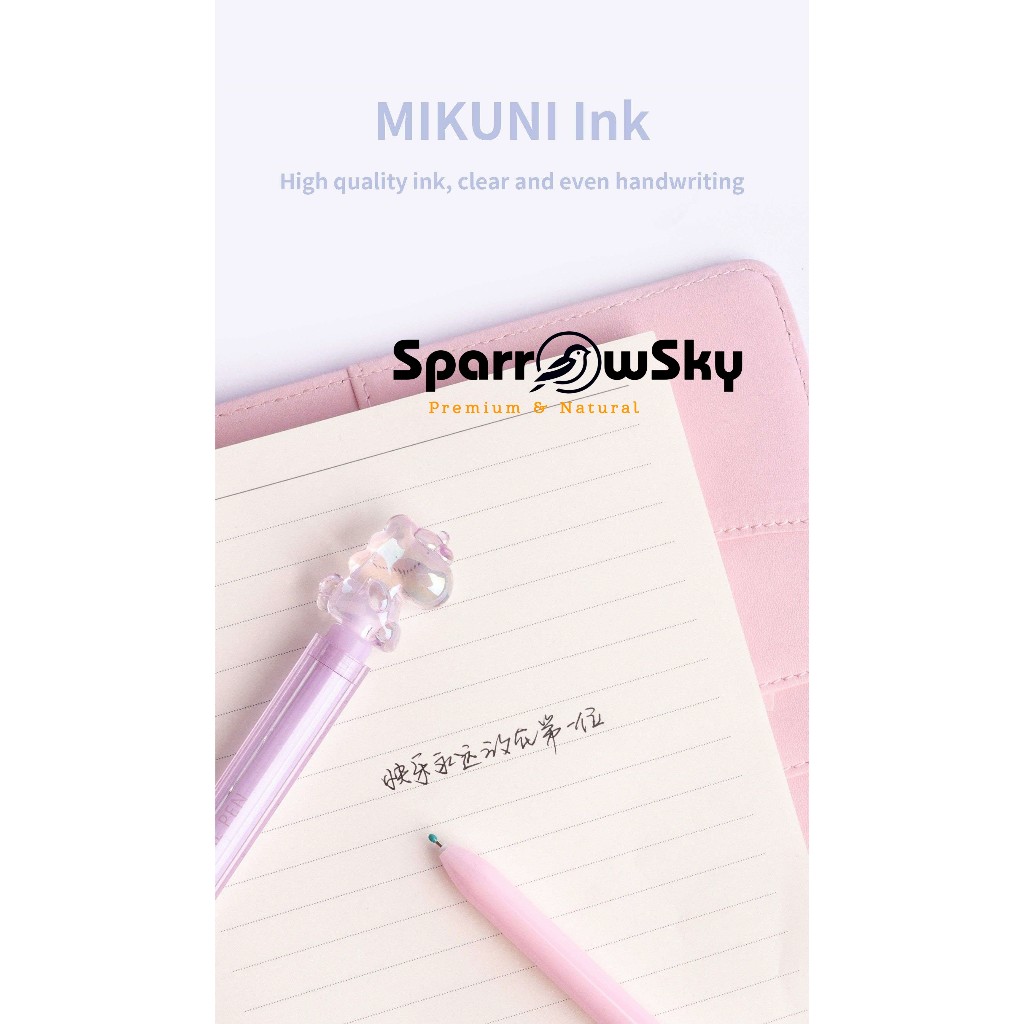 

SPARROW Pen Silikon / Silicone Pen / Pen Karakter Lucu Cantik HEXAGON CRYSTAL - UNICORN (7412)