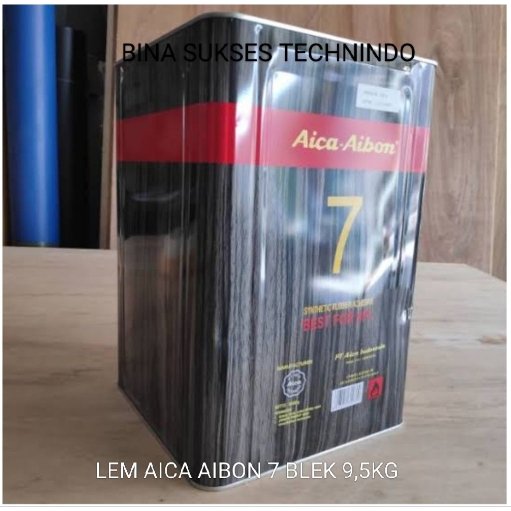 LEM AICA AIBON 7 BLEK KALENG 9,5KG 9.5KG 9,5 KG LEM KUNING AICA-AIBON