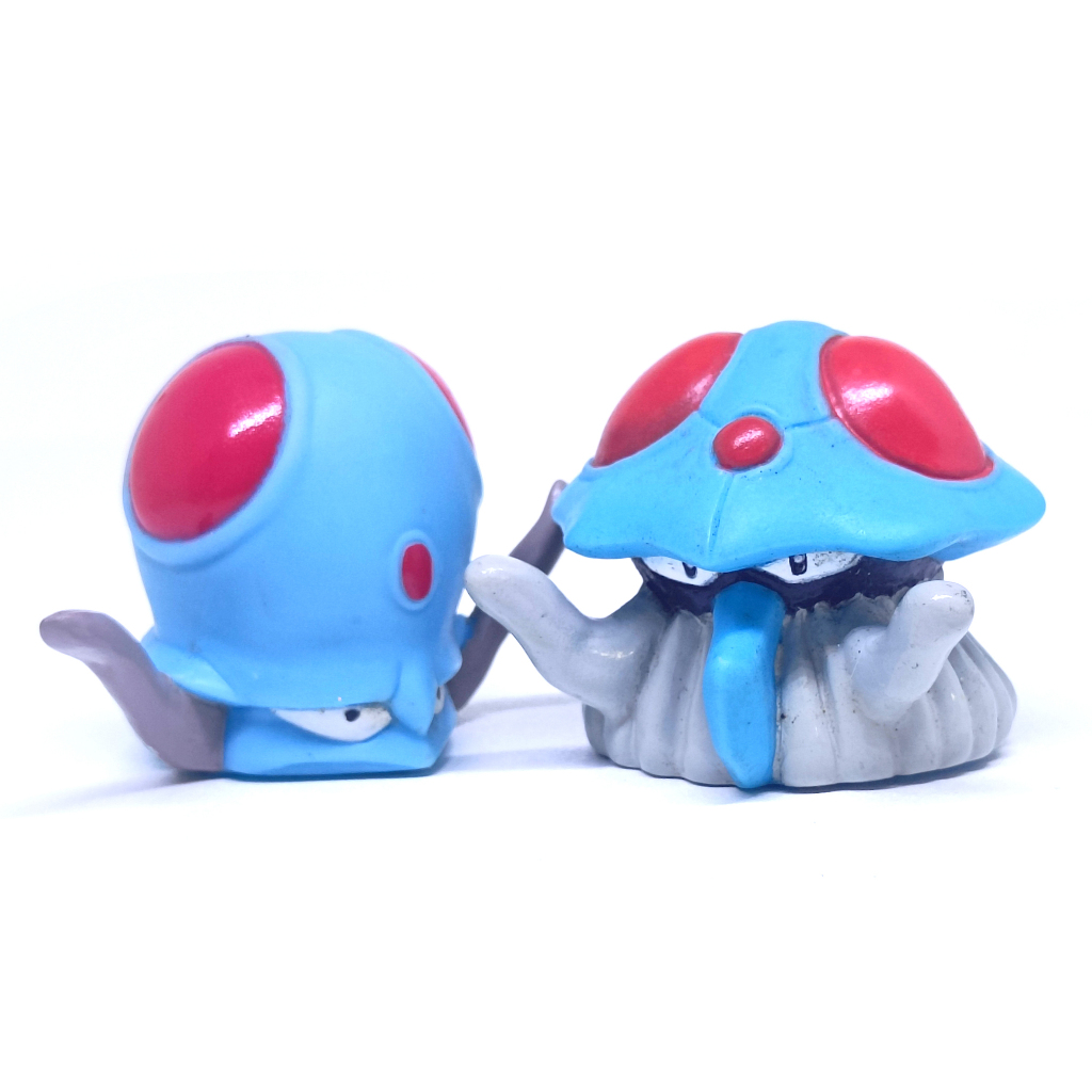 Pokemon BANDAI Kids Figure Set - Tentacool & Tentacruel (Pajangan / Finger Doll / JP Rare)