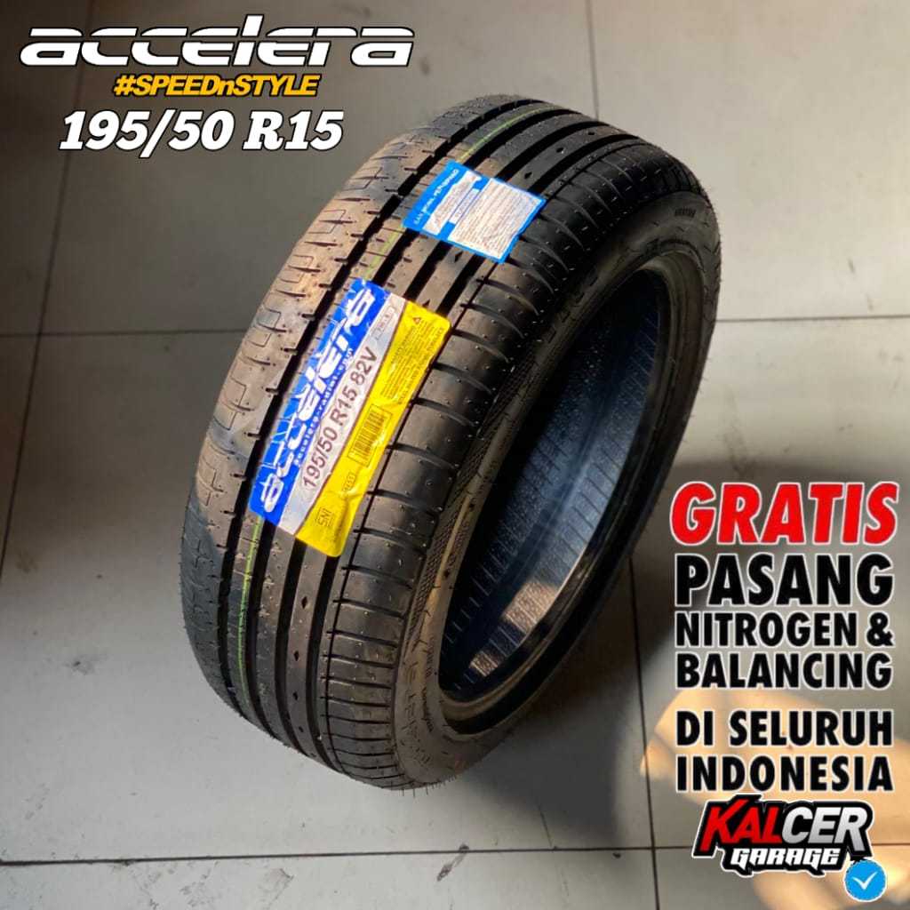 BAN ACCELERA 195/50 R15 PHI-R BAN MOBIL AGYA, BRIO, YARIS R15