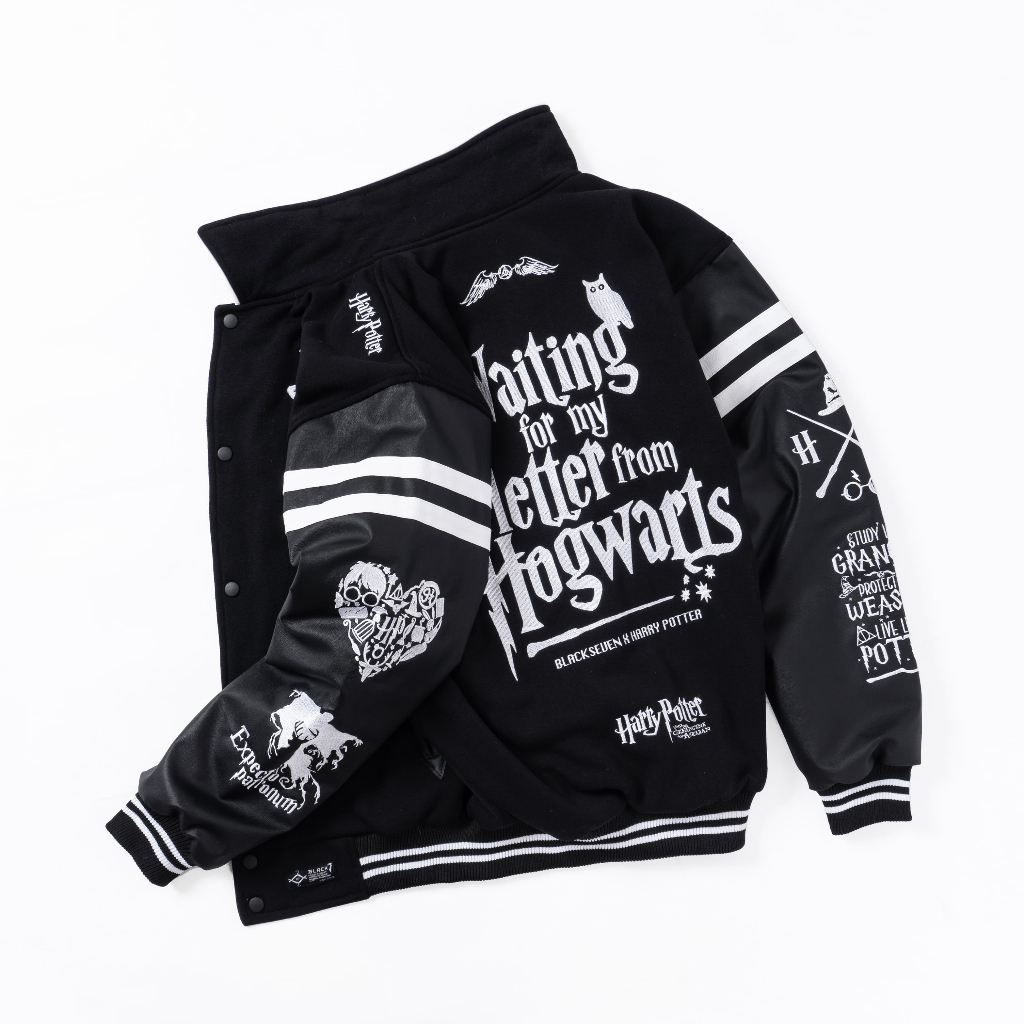 Varsity Jacket Harry Potter Mono Chrome