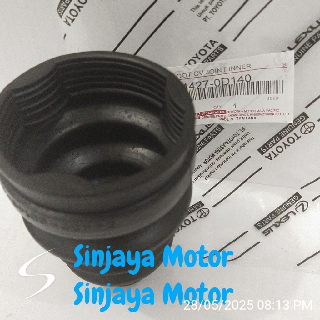 karet boot cv joint bagian dalam yaris 2006-2013