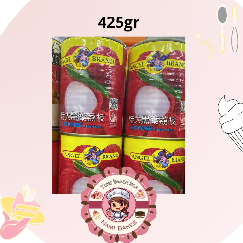 

Angel Brand Lychee Syrup Kaleng Buah Leci